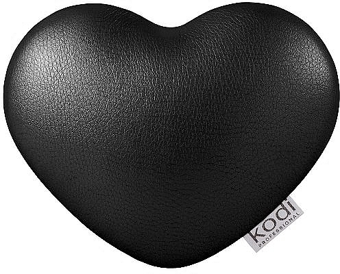 Подлокотник для маникюра "Сердце", Black - Kodi Professional — фото N1