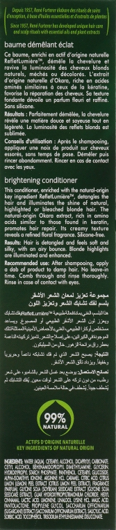 Бальзам для натуральных светлых и окрашенных волос - Rene Furterer Okara Blond Brightening Conditioner — фото N3