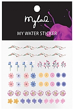 Наклейки для ногтей "Цветы" - MylaQ My My Flower Sticker — фото N1