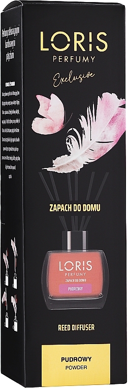 Аромадиффузор "Пудра" - Loris Parfum Powder Reed Diffuser — фото N1
