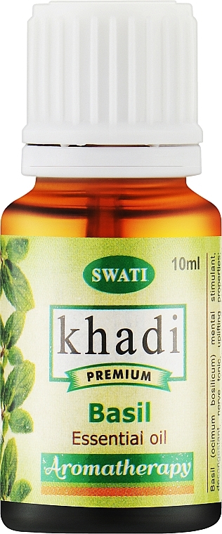 Эфирное масло "Базилик" - Khadi Swati Premium Essential Oil  — фото N1