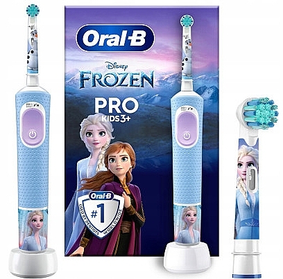 Електрична зубна щітка - Oral-B Braun Vitality Pro Kids 3+ Frozen — фото N1