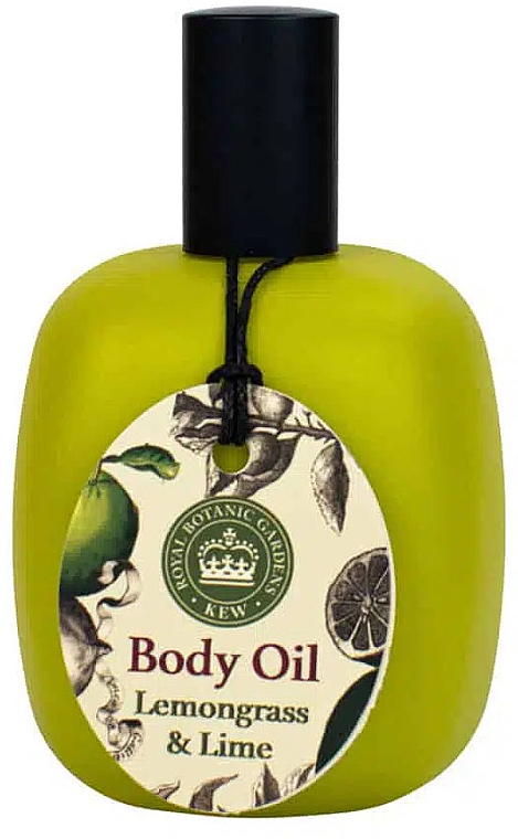 Олія для тіла "Лемонграс і лайм" - The English Soap Company Kew Gardens Lemongrass & Lime Body Oil — фото N1