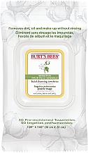 Парфумерія, косметика Очищувальні серветки для чутливої шкіри, 30 шт. - Burt's Bees Cotton Extract Sensitive Cleansing Towelettes