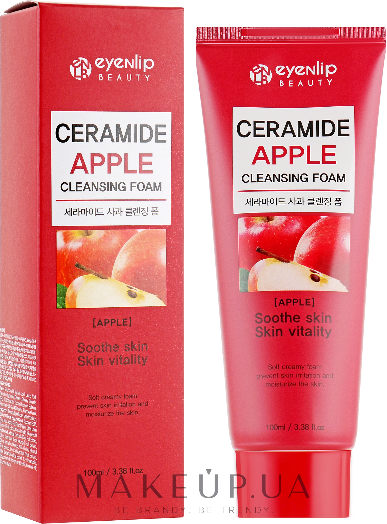 Ceramide apple cleansing foam как пользоваться