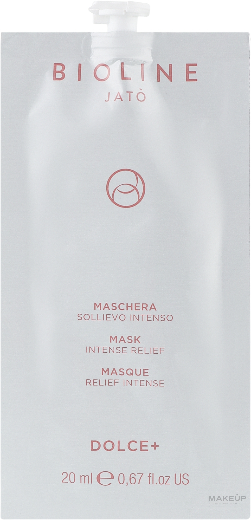 Інтенсивна пом'якшувальна маска для обличчя - Bioline Jato Dolce+ Mask Intense Relief — фото 20ml