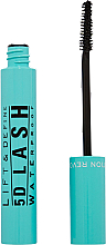 Водостойкая тушь для ресниц - Makeup Revolution 5D Lash Waterproof Mascara — фото N1