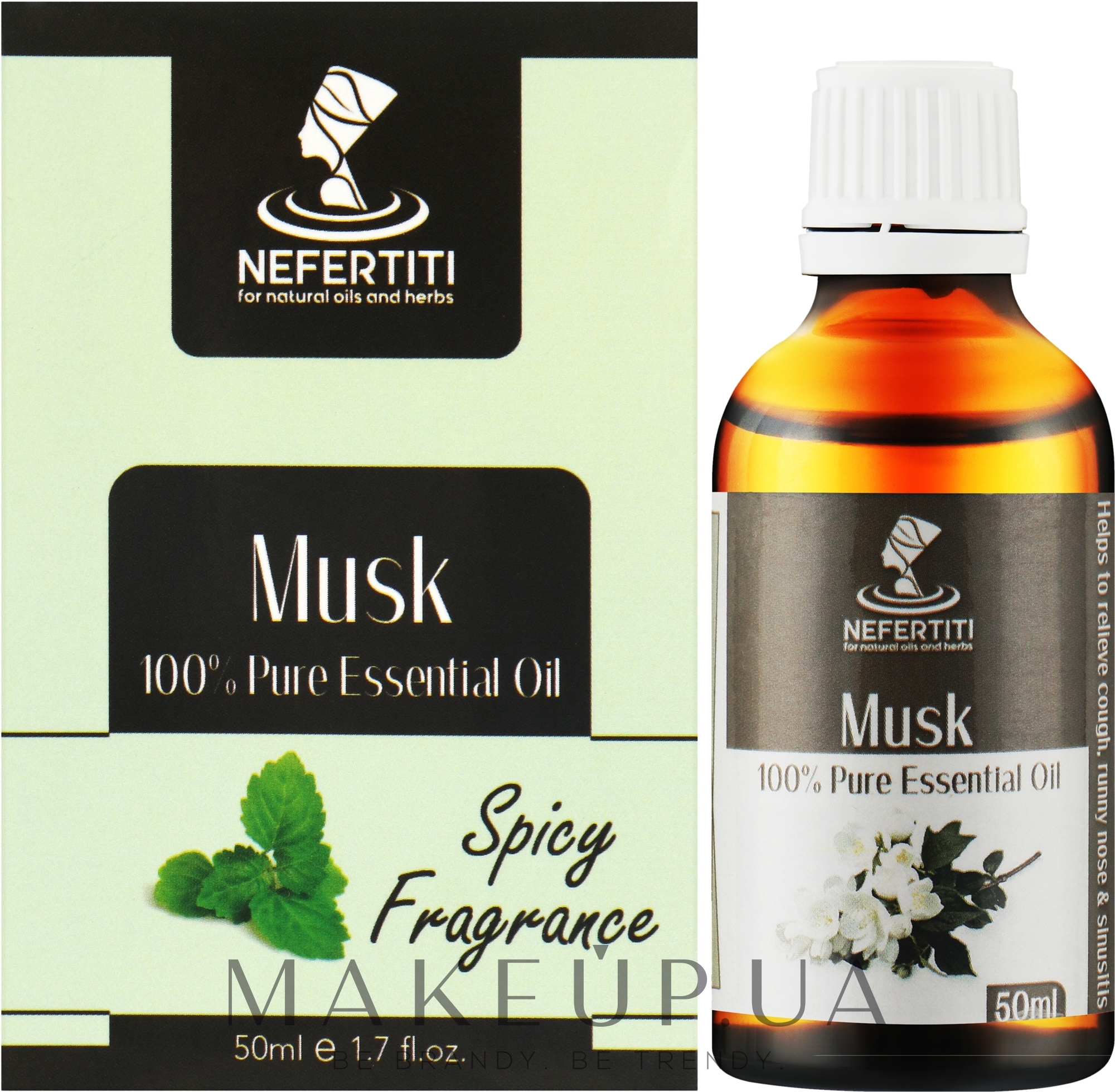 Ефірна олія мускусу - Nefertiti Musk 100% Pure Essential Oil — фото 50ml