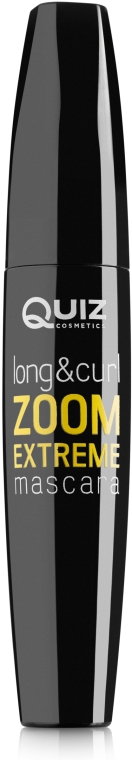 Туш для вій - Quiz Cosmetics Long&Curl Zoom Extreme Mascara