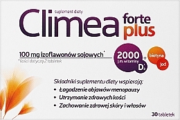 Парфумерія, косметика Дієтична добавка для жінок у клімактеричному періоді - Aflofarm Climea Forte Plus