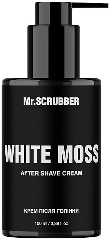 Крем после бритья "Белый мох" - Mr.Scrubber White Moss After Shave Cream  — фото N1