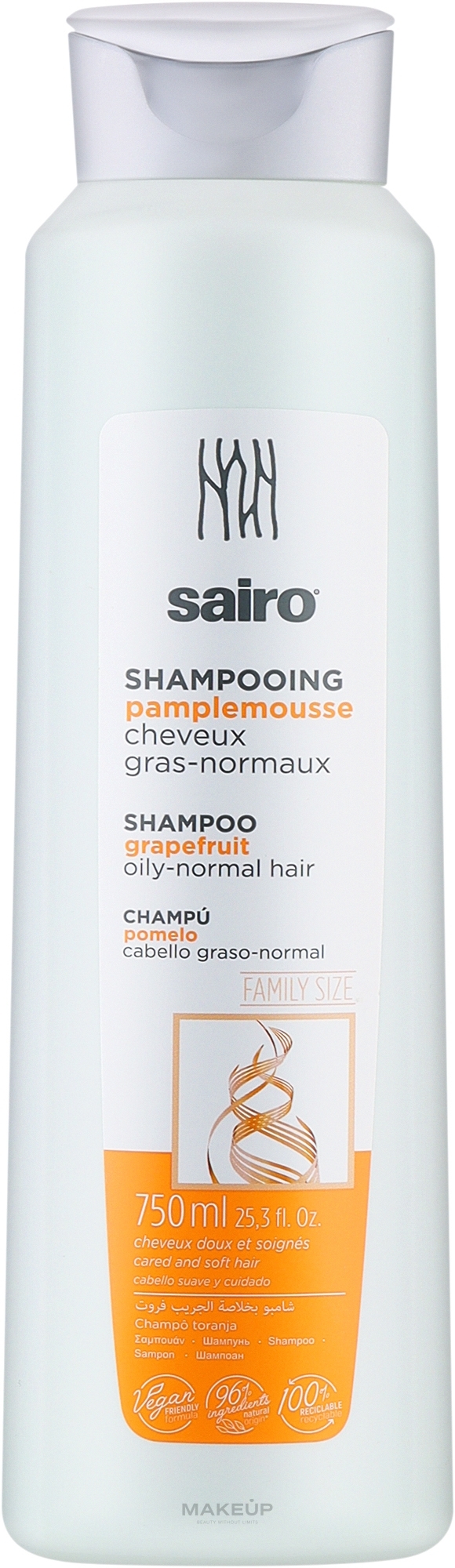 Шампунь для волос "Грейпфрут" - Sairo — фото 750ml