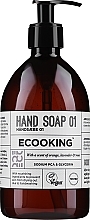 Духи, Парфюмерия, косметика Мыло для рук "Апельсин, лаванда и роза" - Ecooking Hand Soap 01