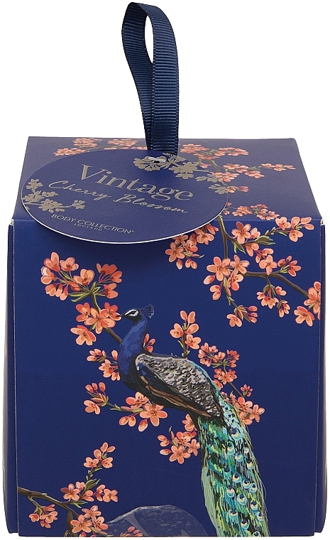 Набор - Technic Cosmetics Vintage Cherry Blossom Gift Box (b/wash/50ml + b/lot/50ml + soap/50g + nail/brush) — фото N3