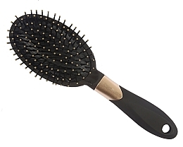 Парфумерія, косметика Щітка для волосся HB001A, чорна з золотистим - Roro Hair Brush