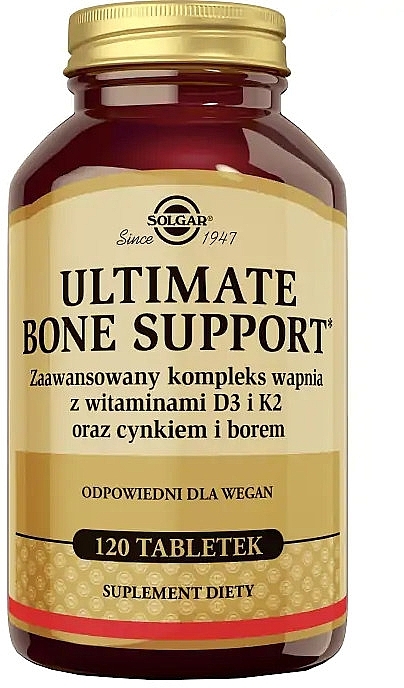 Пищевая добавка для поддержки костной системы - Solgar Ultimate Bone Support Tablets — фото N1