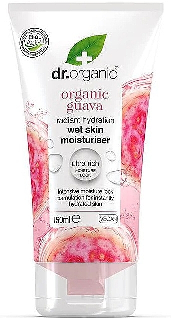Лосьйон для тіла з екстрактом гуави - Dr. Organic Guava Wet Skin Moisturiser — фото N1