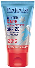 Духи, Парфюмерия, косметика Зимний защитный крем - Perfecta Winter Care Active Sport SPF20