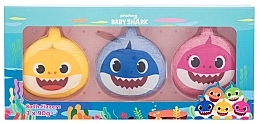 Парфумерія, косметика Набір - Pinkfong Baby Shark Bath Fizzers Kit (bath/fizz/3x90g)