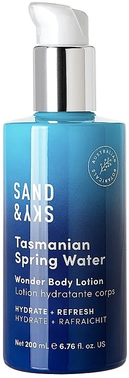 Увлажняющий лосьон для тела - Sand & Sky Tasmanian Spring Water Wonder Body Lotion — фото N1