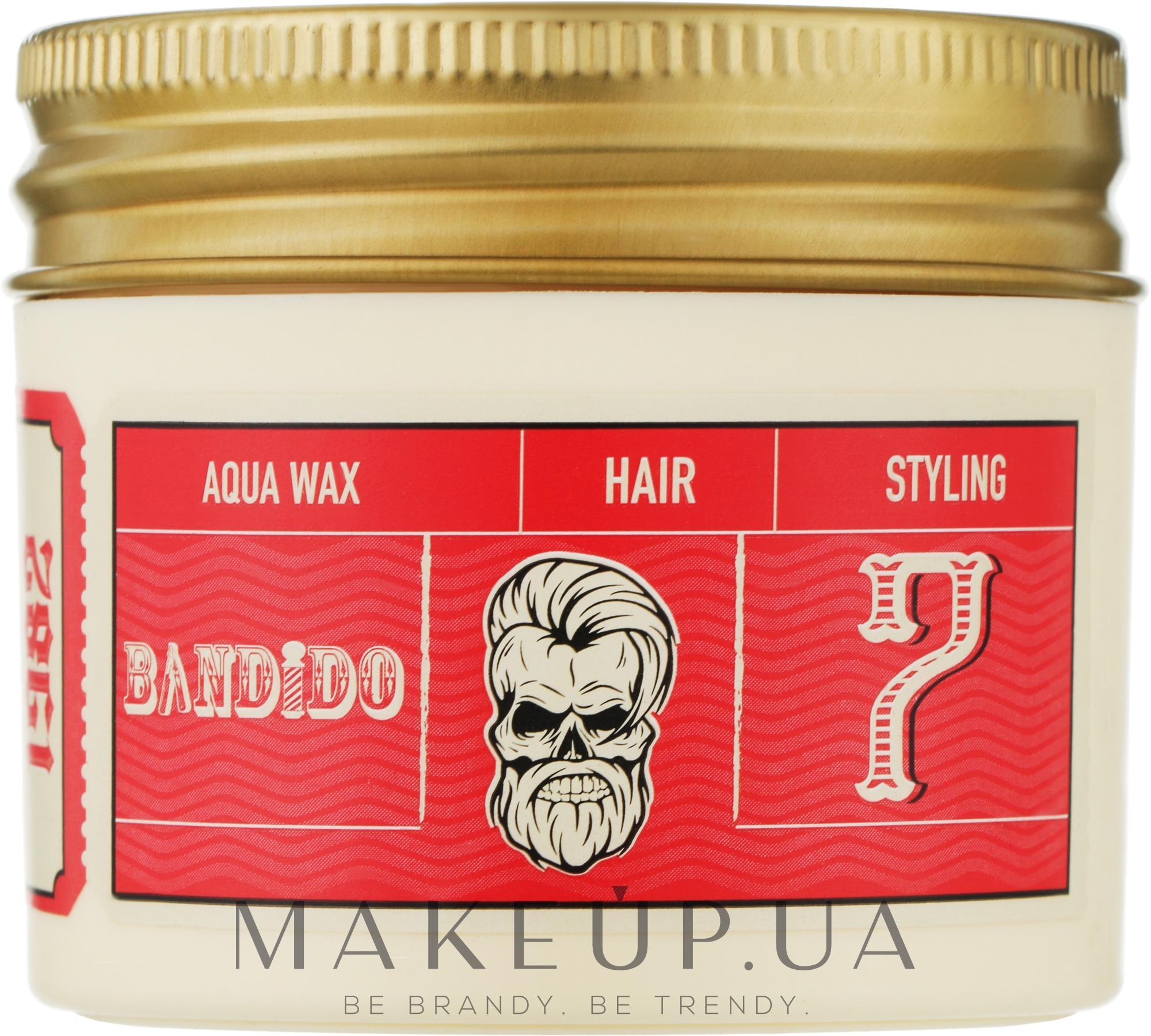 Воск для укладки волос на водной основе сильной фиксации - Bandido Aqua Wax 7 Strong Red — фото 125ml