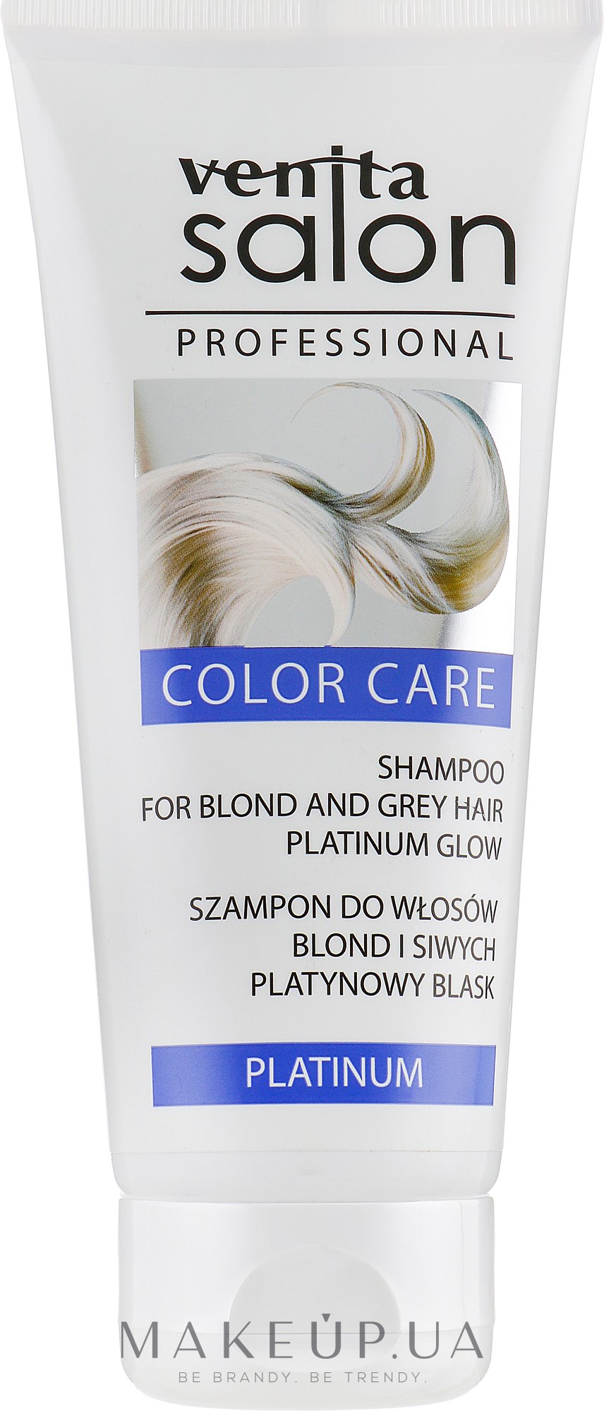 Шампунь для білого та платинового волосся - Venita Salon Color Care Revital Platinum Shampoo — фото 200ml
