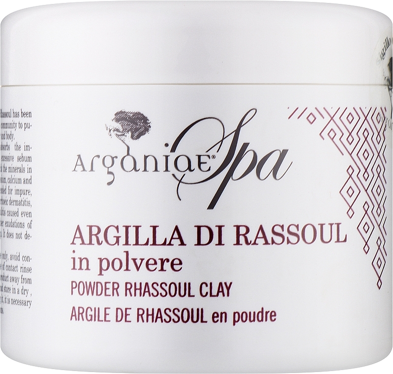 Глина для обличчя та волосся - Arganiae Spa Rhassoul Clay Powder — фото N1