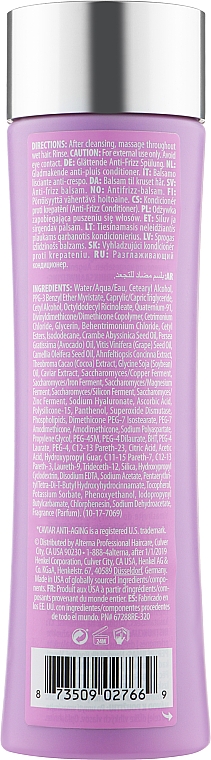 Разглаживающий кондиционер с экстрактом икры - Alterna Caviar Anti-Aging Smoothing Anti-Frizz Conditioner — фото N2