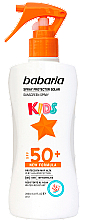 Спрей солнцезащитный, детский - Babaria Sunscreen Spray Kids SPF50+ — фото N1