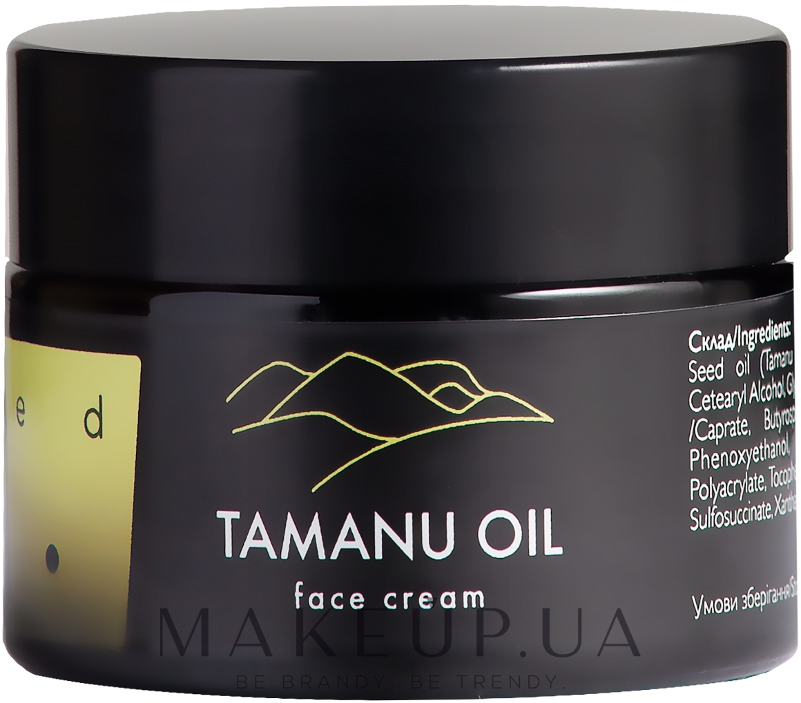 Відновлювальний крем для обличчя з олією таману - Ed Cosmetics Tamanu Oil Face Cream — фото 30ml