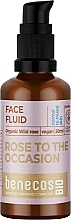 Парфумерія, косметика Флюїд для обличчя «Дика троянда» - Benecos Bio Organic Wild Rose Face Fluid