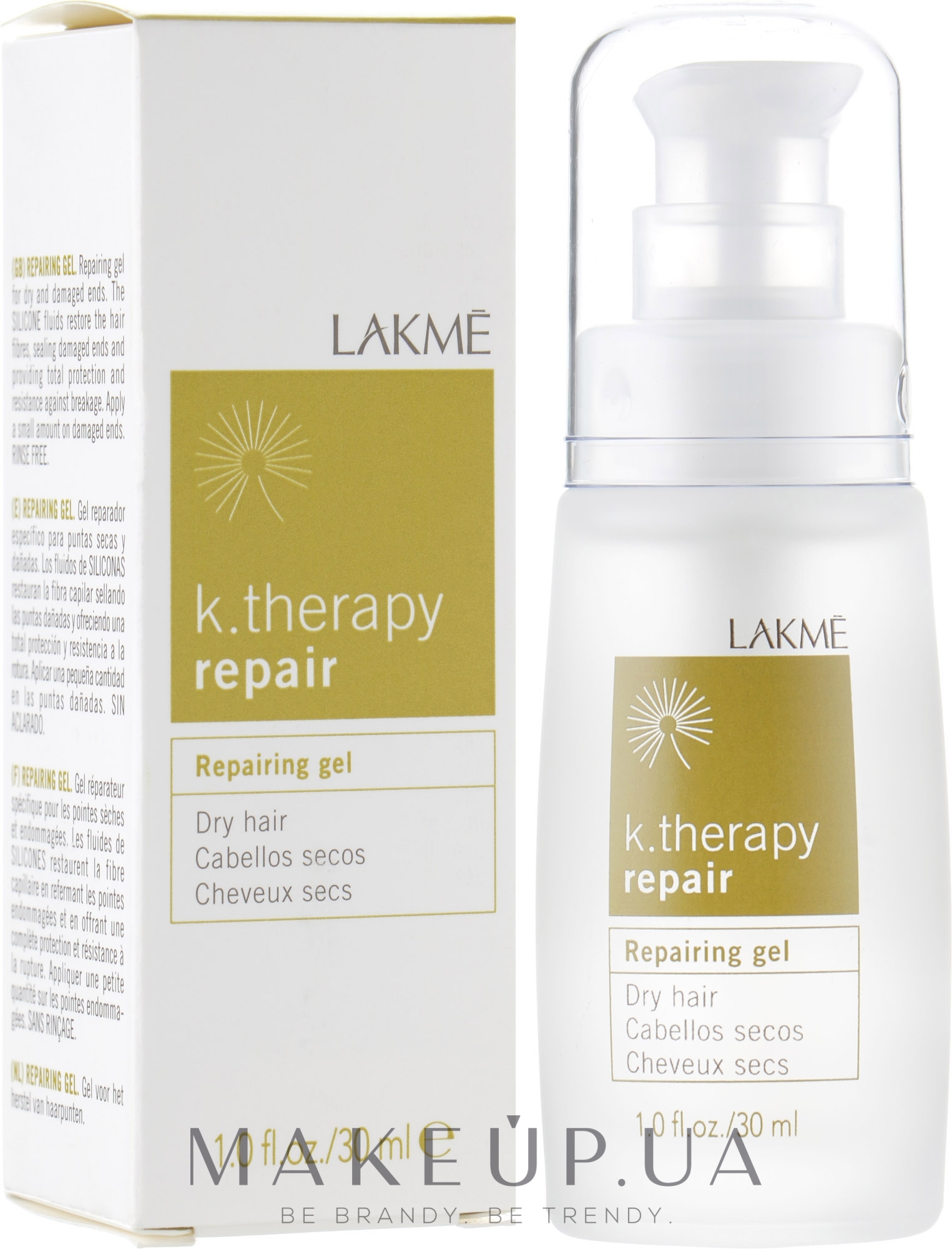 Гель восстанавливающий для сухих волос - Lakme K.Therapy Repairing Gel Dry Hair — фото 30ml