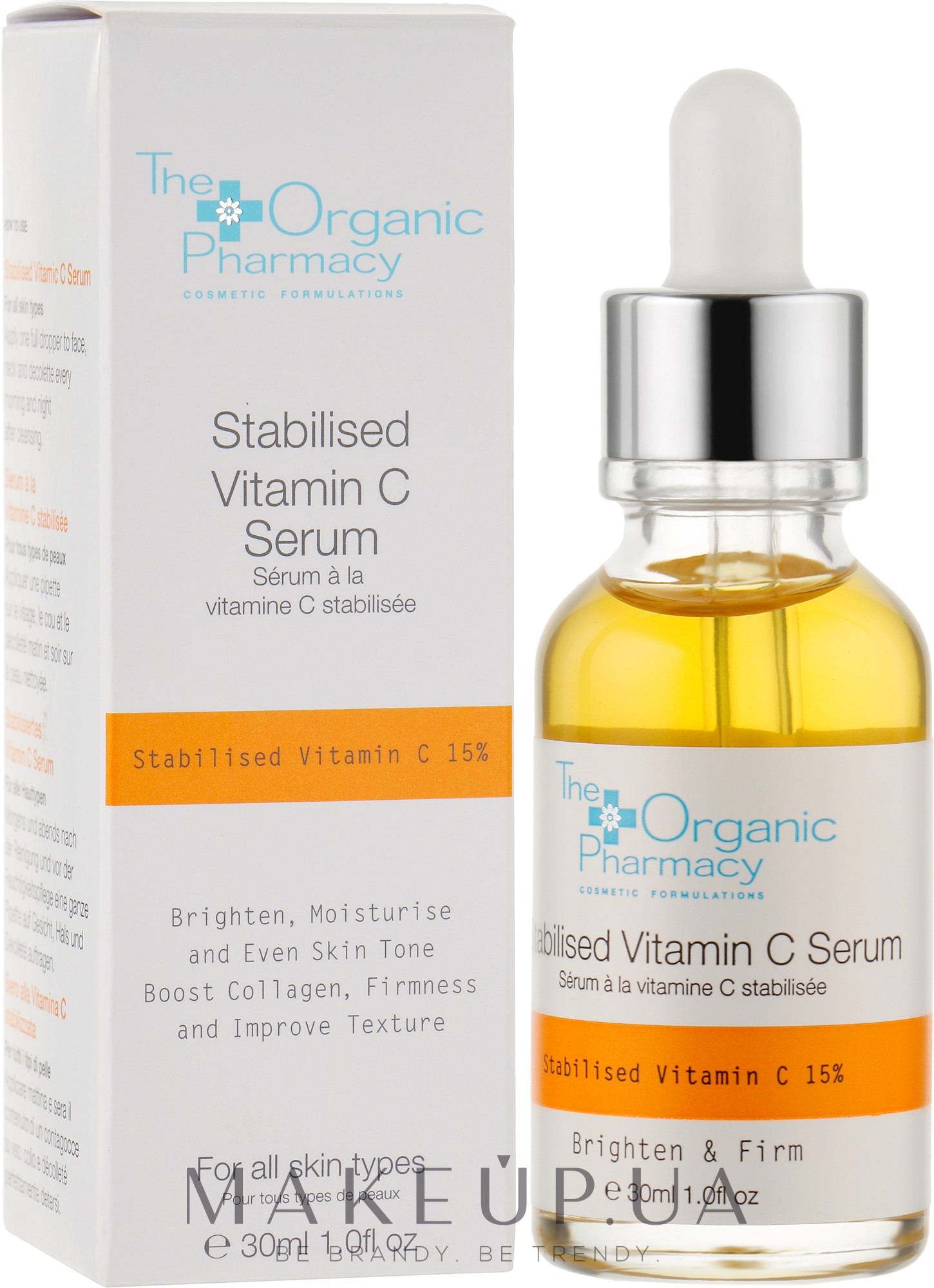 Сироватка для обличчя з вітаміном С - The Organic Pharmacy Stabilised Vitamin C — фото 30ml