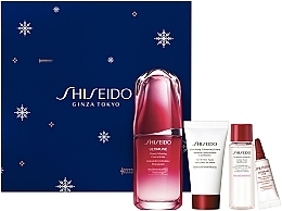 Парфумерія, косметика Набір - Shiseido Ultimune Holiday Kit (f/conc/50ml + foam/30ml + softner/30ml + eye/conc/3ml)