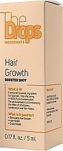 Комплекс для стимулирования роста волос - Pharma Group Laboratories The Drops Hair Growth Booster Shot — фото N2