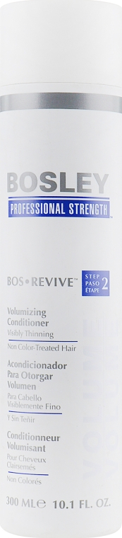 Кондиціонер для об'єму тонкого нефарбованого волосся - Bosley BosRevive Conditioner — фото N2