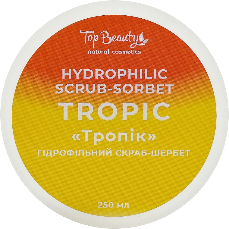 Гидрофильный скраб-щербет для тела "Тропик" - Top Beauty Hydrophilic Scrub Sorbet