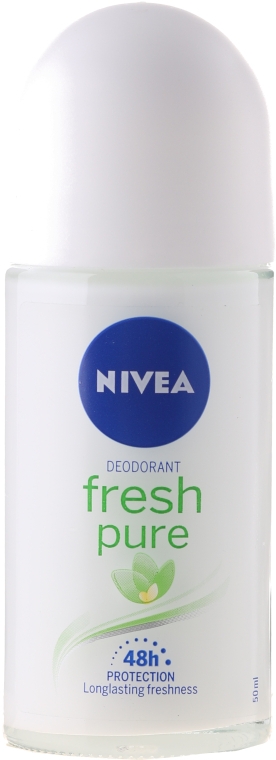 Дезодорант роликовый - NIVEA Pure & Natural Jasmine Deodorant Roll-On — фото N1