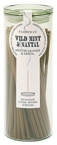 Ароматические палочки - Paddywax Haze Wild Mint & Santal Incense Sticks — фото N1