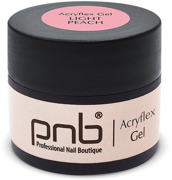 Полігель для нігтів - PNB Acryflex Gel Light Peach — фото N1