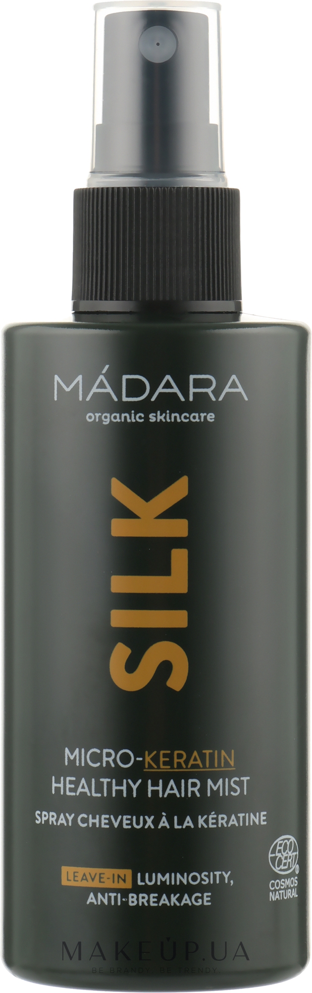 Спрей для волосся з мікрокератином - Madara Cosmetics Silk Micro-Keratin Healthy Hair Mist — фото 90ml
