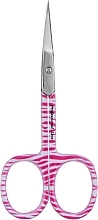 Парфумерія, косметика Ножиці манікюрні SPN-01, прямі, для нігтів, рожеві - Beauty LUXURY Pro Line