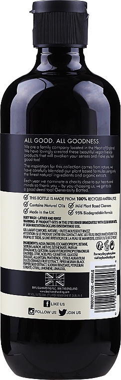Гель для душа - Baylis & Harding Goodness Lemongrass & Ginger Natural Body Wash — фото N2
