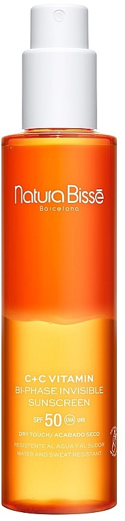 Двофазний сонцезахисний крем - Natura Bisse C+C Vitamin Bi-Phase Invisible Suncreen SPF50 — фото N1