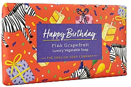 Парфумерія, косметика Мило "Рожевий грейпфрут" - The English Soap Company Occasions Collection Pink Grapefruit Happy Birthday Soap