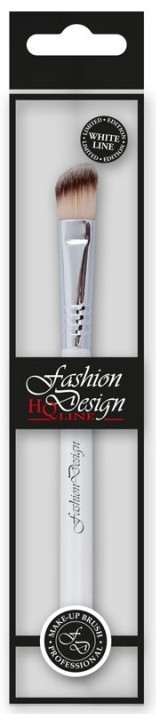 Пензлик для тіней, 37214 - Top Choice Fashion Design White Line — фото N1
