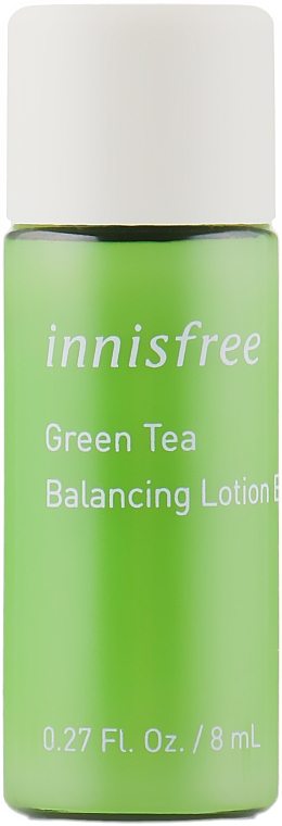 Балансирующий лосьон для лица с экстрактом зеленого чая - Innisfree Green Tea Balancing Lotion EX (мини)