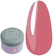 Парфумерія, косметика Гель для нарощування нігтів - Tufi Profi Premium LED Gel 06 Raspberry