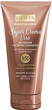 Парфумерія, косметика Сонцезахисний крем для обличчя - Pupa Multifunzione Super Crema Viso SPF 50