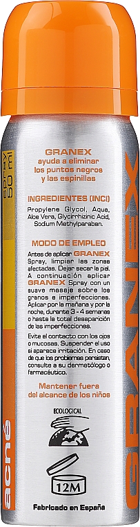 Спрей-пена для ухода за проблемной кожей лица - Catalysis Granex Spray — фото N3